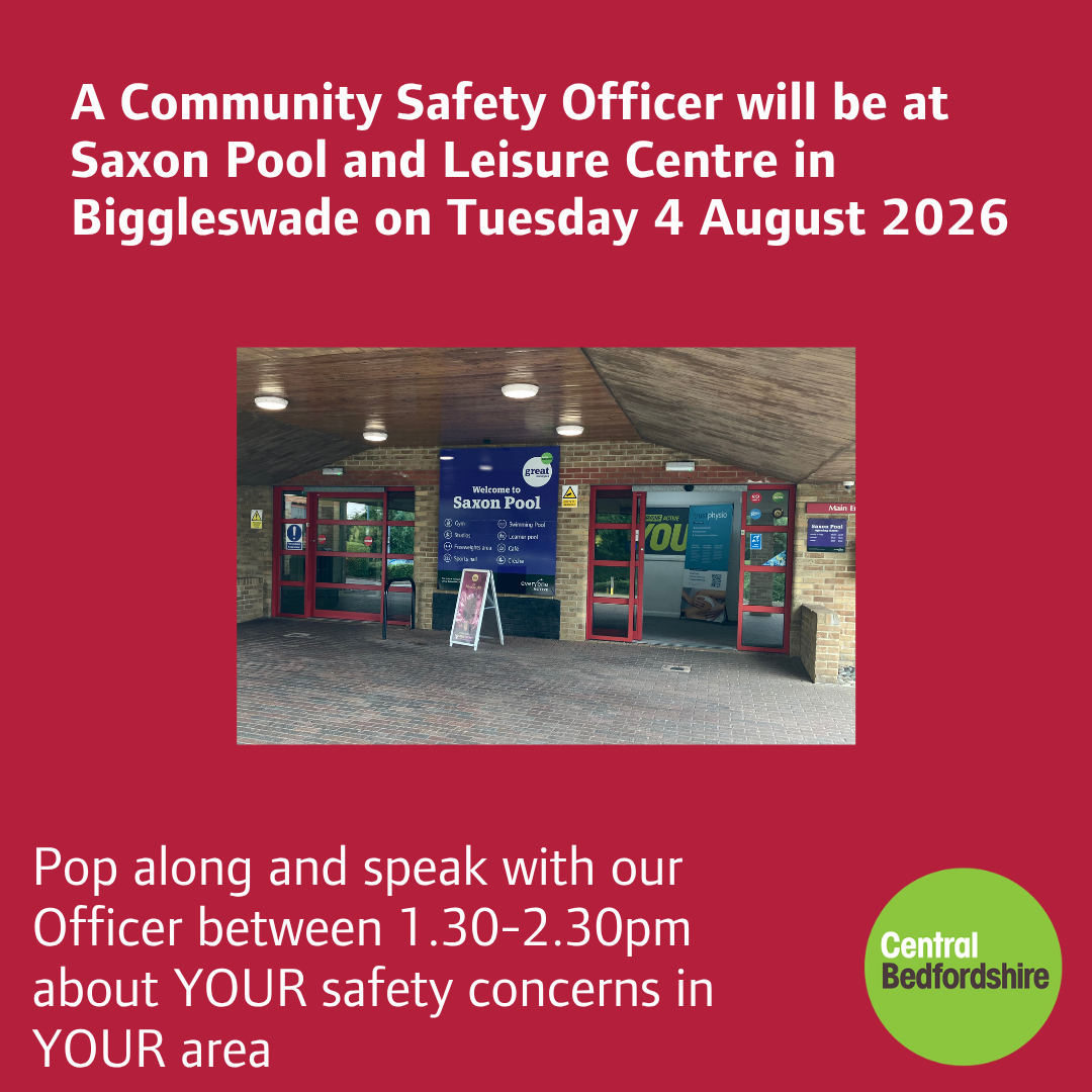 Community Safety CBC Saxon Pool August 2026
